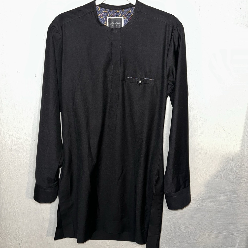Jason Porsha Bespoke Mens Tunic Dress Shirt PTP 19", Length 35" Designer African